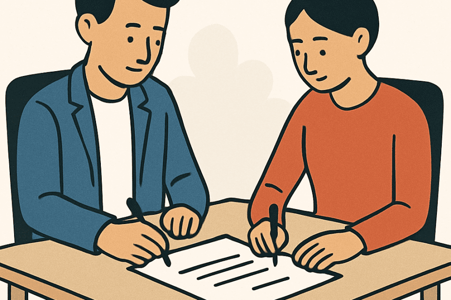 Önalım hakkı kapsamında tapu devrine ilişkin hukuki işlemi temsil eden imza atma görseli